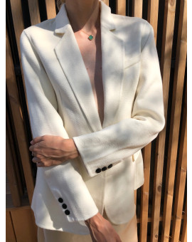 Однобортный жакет из кашемира