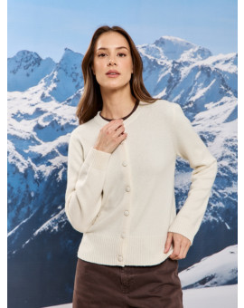 Кашемировый кардиган на пуговицах